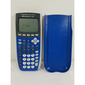Texas Instruments TI-84 Plus C Silver Edition Graphing Calculator Blue Tested